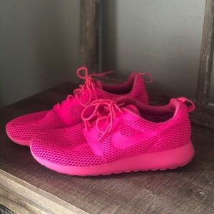 Hot pink nike Athletic Shoes